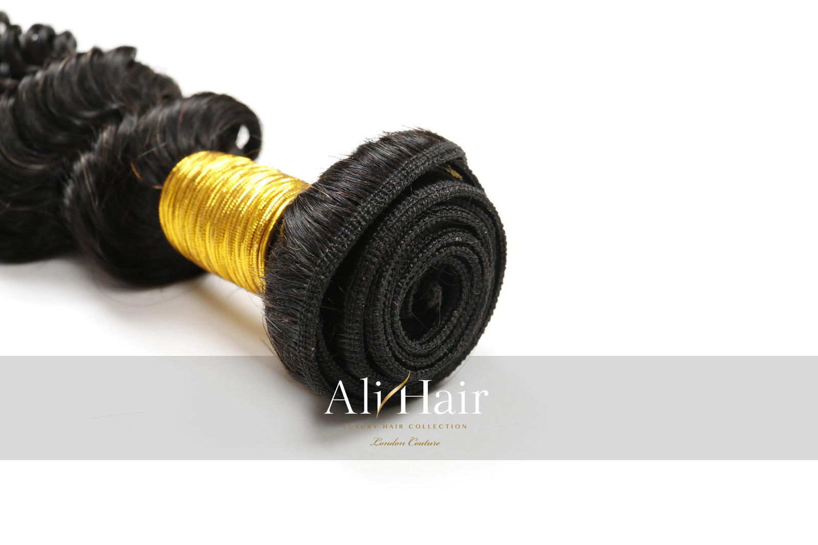 AliHair Brazilian Deep Wave Bundle Gold Virgin Hair